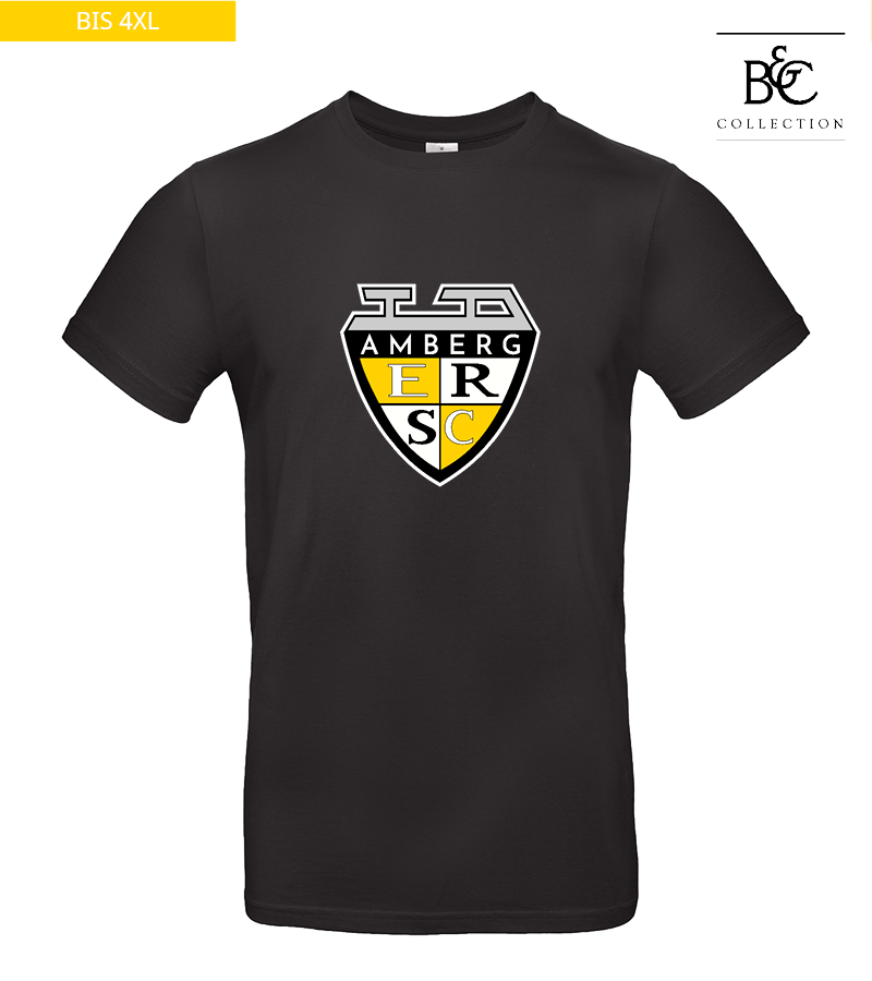 B&C Herren T-Shirt Black "Anton Frontprint"