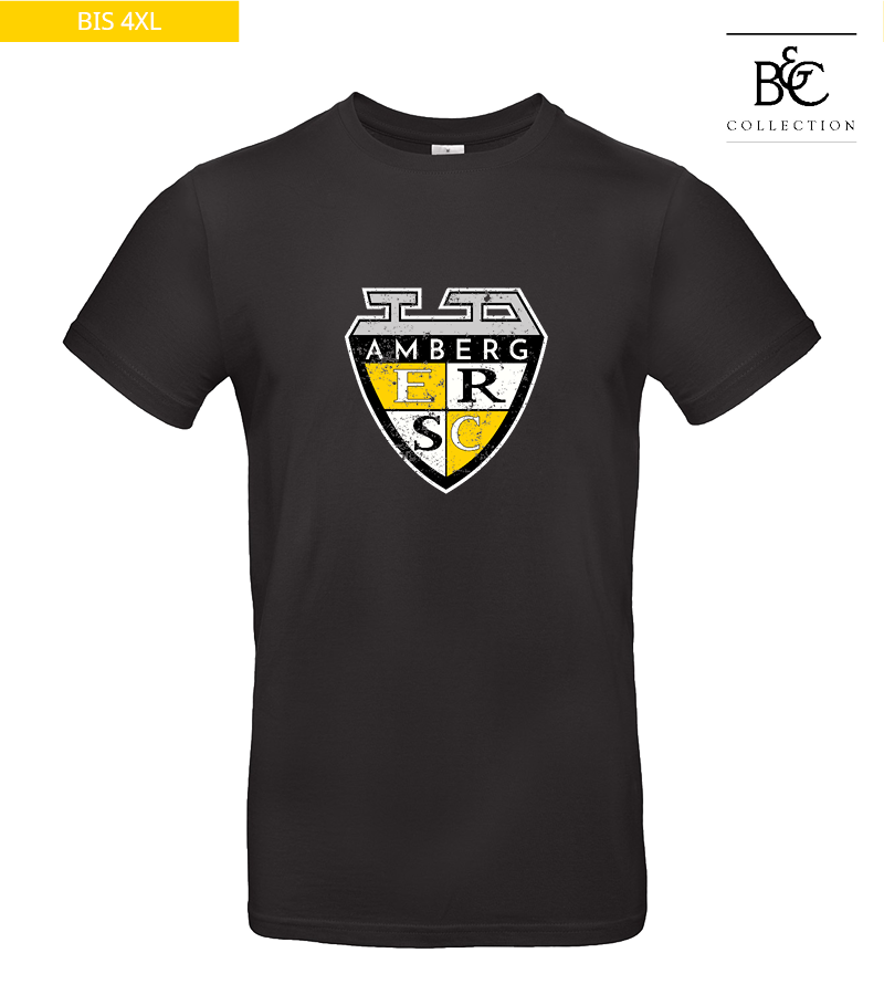 B&C Herren T-Shirt Black "Uwe Frontprint"
