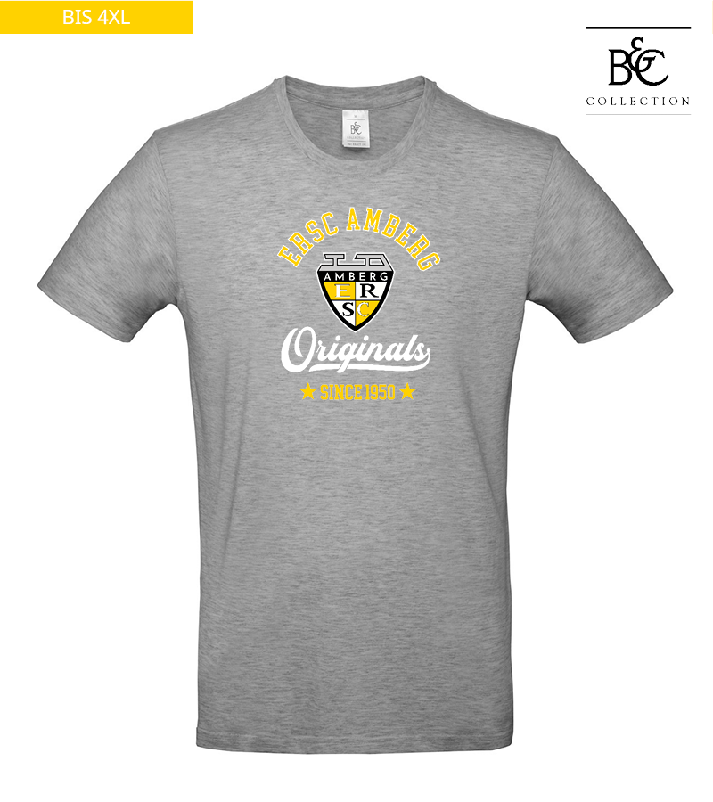 B&C Herren T-Shirt Sports Grey "Jacob"