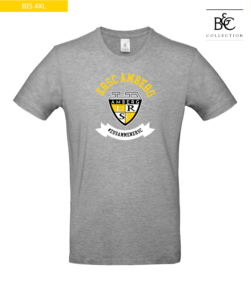 B&C Herren T-Shirt Sports Grey "Bono"