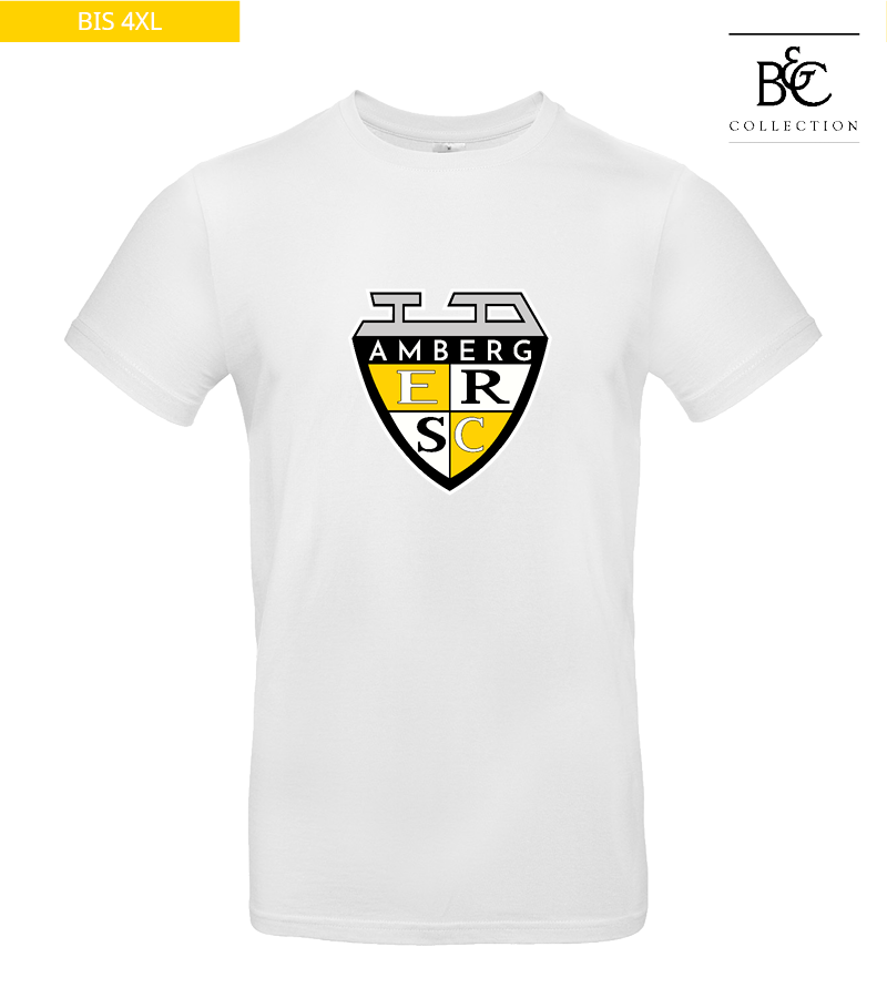 B&C Herren T-Shirt White "Anton Frontprint"