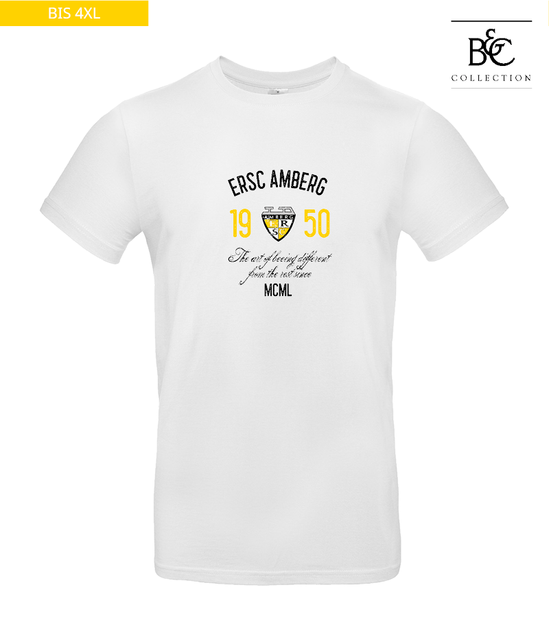 B&C Herren T-Shirt White "Isack"