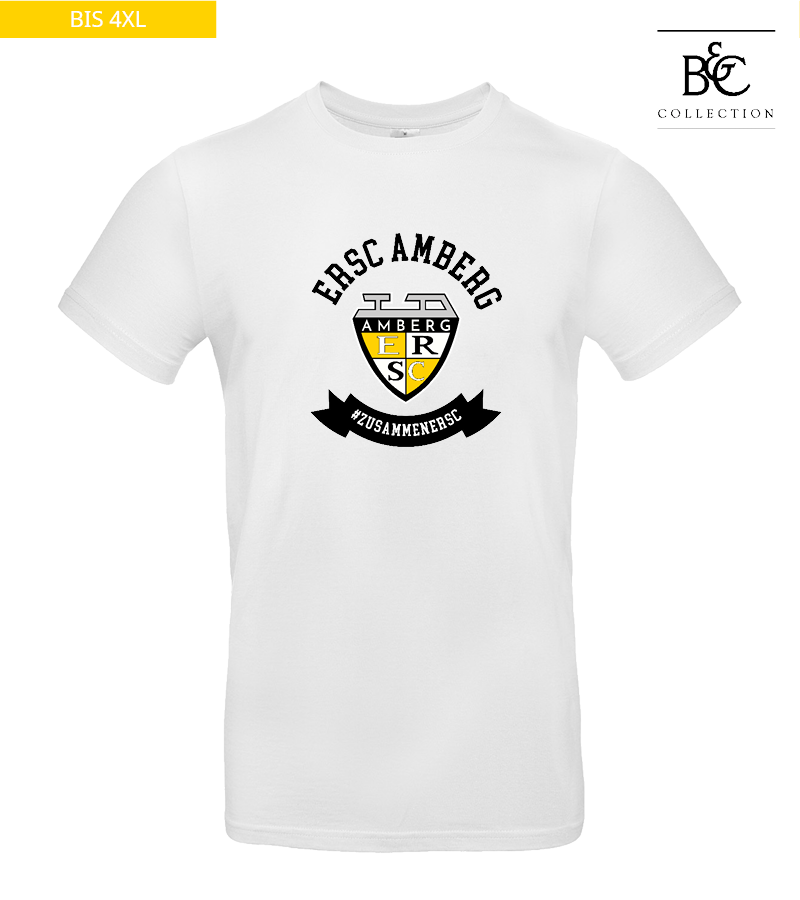 B&C Herren T-Shirt White "Bono"