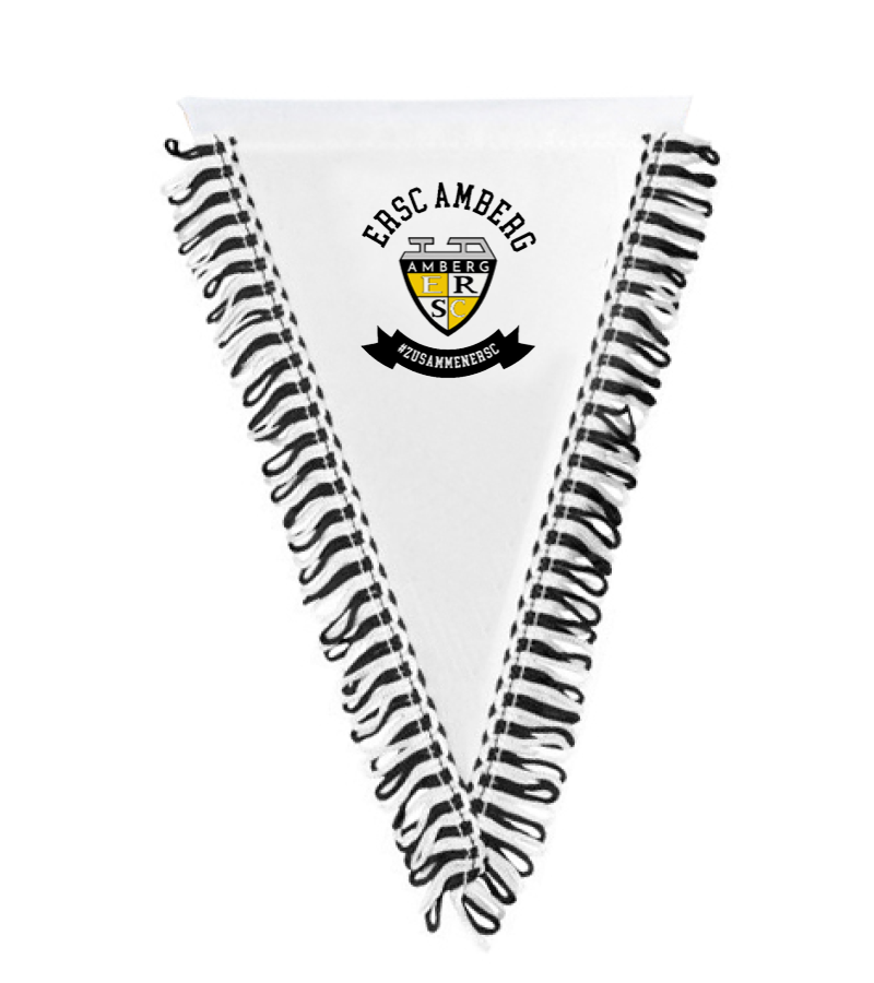 Wimpel dreieckig Black White "Bono"