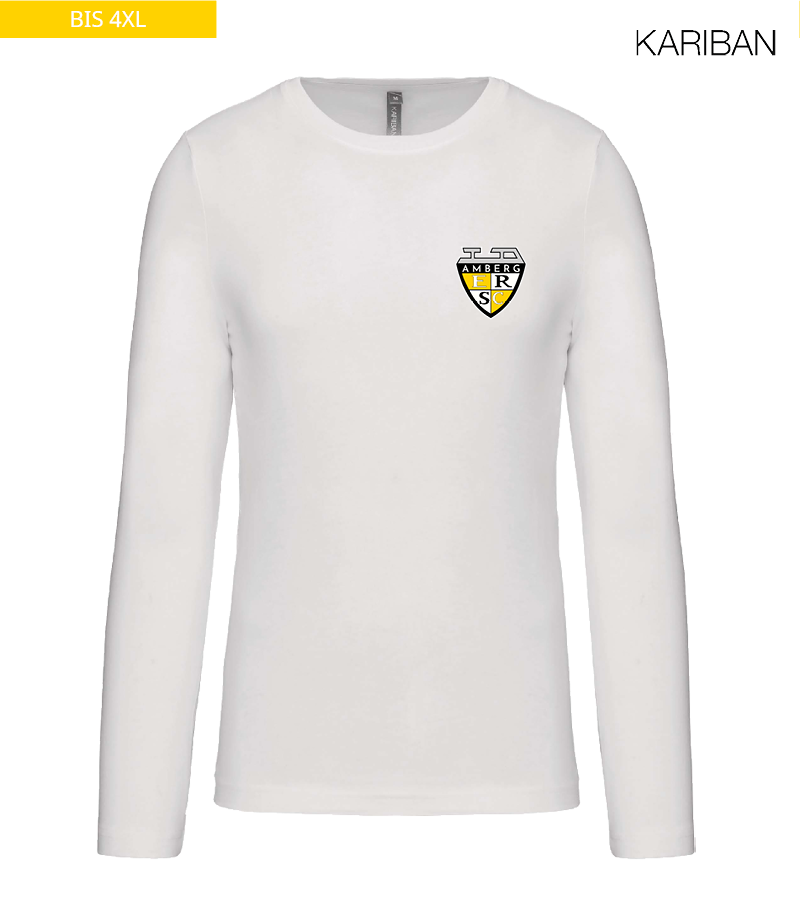 Kariban Herren Langarmshirt White "Anton"