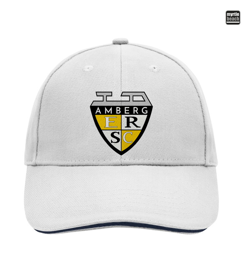 Myrtle Beach Unisex 6 Panel Sandwich Cap White "Anton"