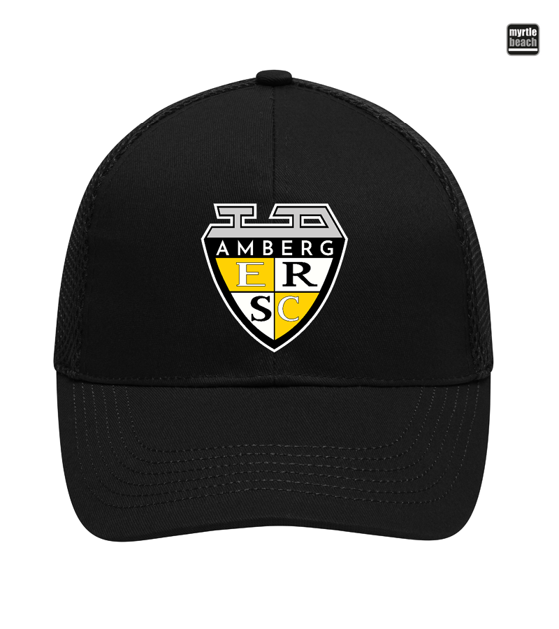 Myrtle Beach Unisex 6 Panel Air Mesh Cap Black "Anton"
