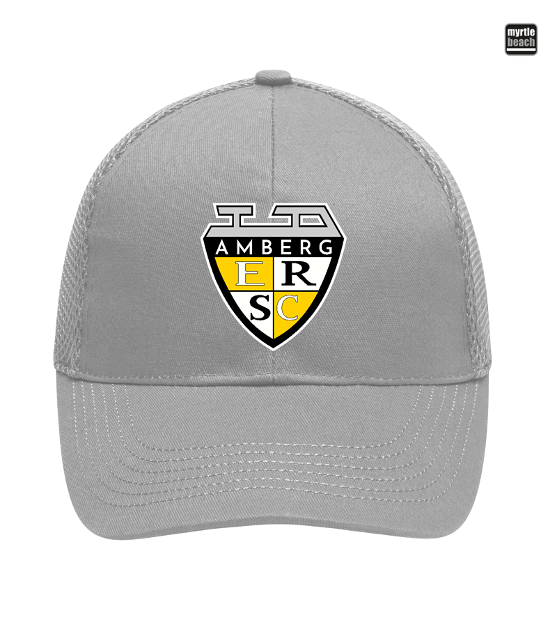 Myrtle Beach Unisex 6 Panel Air Mesh Cap Light Grey "Anton"
