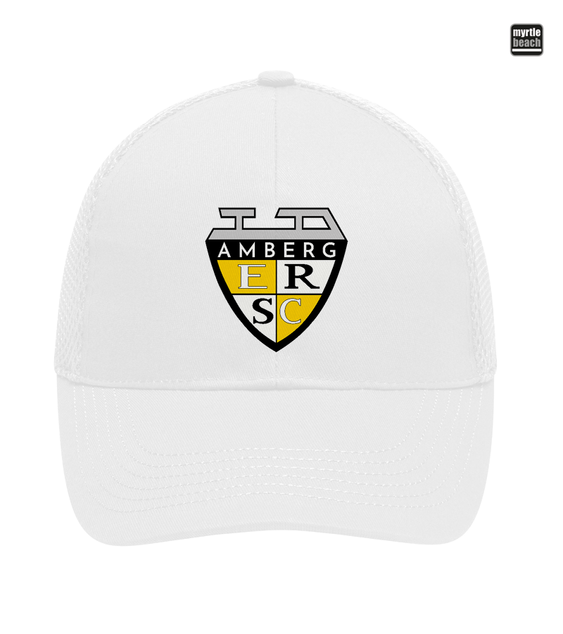 Myrtle Beach Unisex 6 Panel Air Mesh Cap White "Anton"
